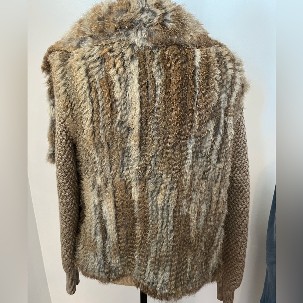 Heartloom Rabbit fur cardigan/sweater - Picture 7 of 9